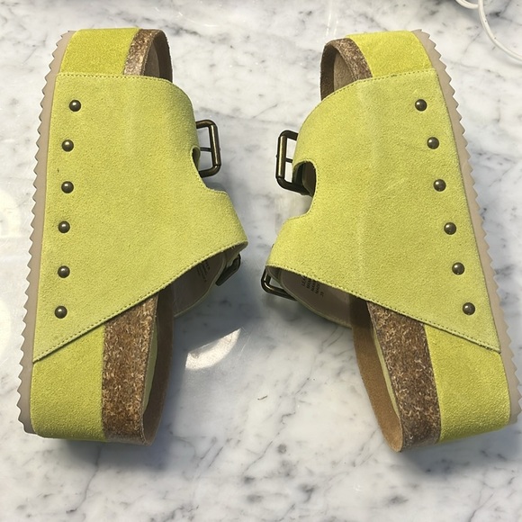 Free People x Intentionally Rule Breaker Platform Sandals Size 8.5 NEW - Picture 7 of 13